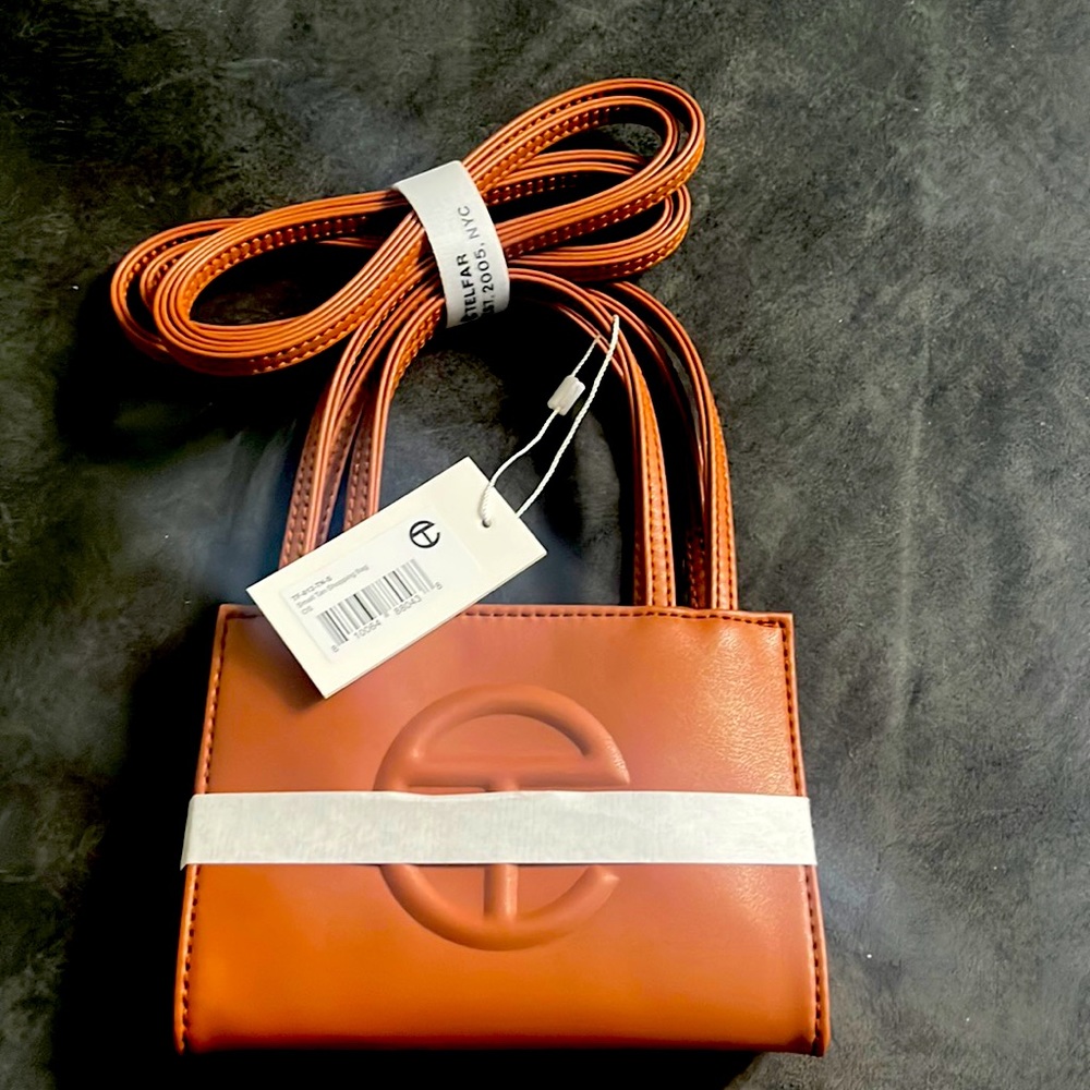 Telfar Small Tan Shopping Bag